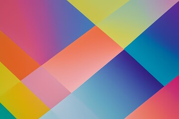 Obraz premium Vibrant geometric abstract colorful trendy modern background
