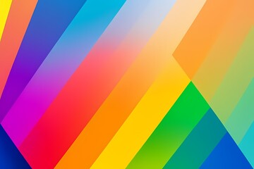 Obraz premium Vibrant geometric abstract colorful trendy modern background