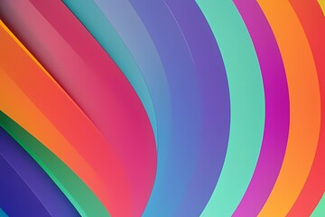 Obraz premium Modern vibrant geometric abstract trendy colorful background