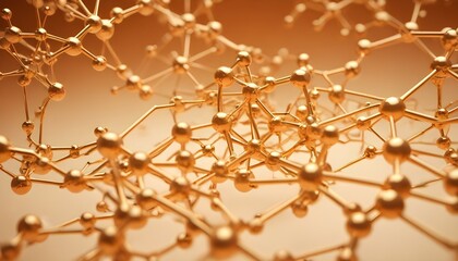 Obraz premium Molecular Compound background molecules for science and electron research.