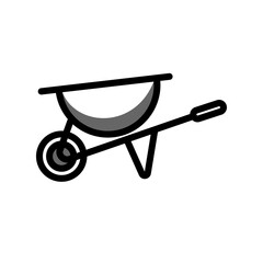 Wheelbarrow icon PNG