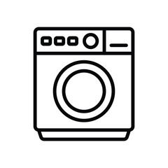 washing machine icon vector design template simple and clean