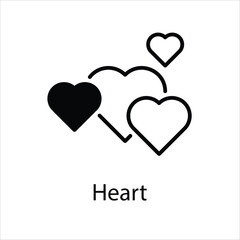 Heart Vector icon