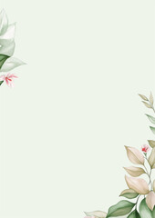 flower frame background for wedding card and others