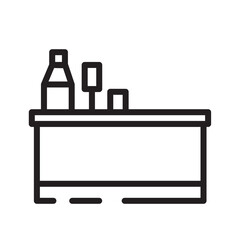 Bar Buildings Pub Line Icon