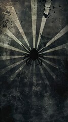 Spider logo on a grunge sunburst wallpaper texture design