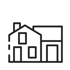 Property Real Estate Rent Line Icon