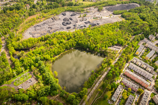 reclamation of post-mining areas, photovoltaics and lakes