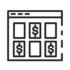 Marketing Promotion Seo Line Icon