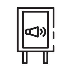 Advertising Ad Communication Line Icon