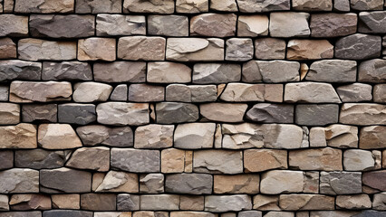 Fototapeta premium pattern background polygonal masonry stone