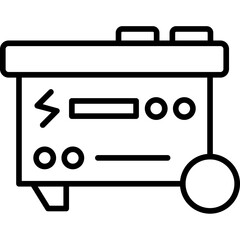 Electric Generator Icon