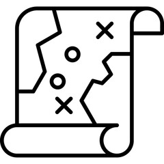 Treasure Map Icon