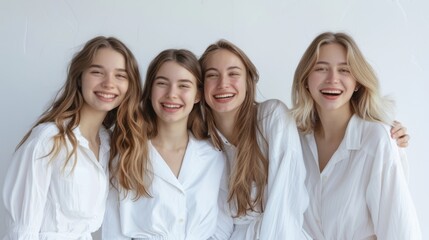 Fototapeta premium A Group of Smiling Friends