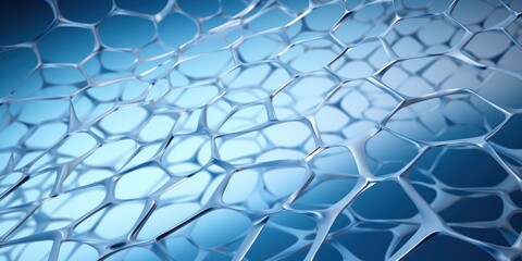 Fototapeta premium Black abstract graphene mesh grid table net blue tone