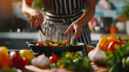 Online Courses, Television Program Presenters. Preparation of Healthy Traditional Fusion Dish Recipes. Asian and Black Female Chefs Talk and Teach.