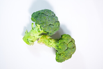 Fresh Broccoli isolated on white background