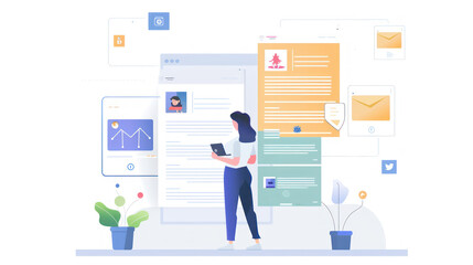 a series of email newsletters with personalized content tailored to different segments of the subscriber list, incorporating dynamic visuals and compelling messaging to drive open rates 