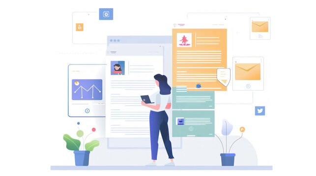 a series of email newsletters with personalized content tailored to different segments of the subscriber list, incorporating dynamic visuals and compelling messaging to drive open rates  - Powered by Adobe