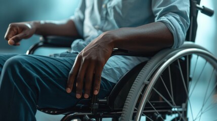 A Man in a Wheelchair