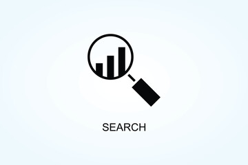 Search Vector  Or Logo Sign Symbol Illustration