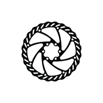 recommend clip art: Bicycle bike brake disc rotor icon. Vector illustration	