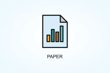 Paper Vector  Or Logo Sign Symbol Illustration