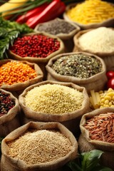 Fototapeta premium Ultimate nutrition guide balanced diet plan with macronutrient breakdown for optimal health