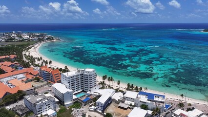 Spratt Bight Beach At San Andres Providencia Y Santa Catalina Colombia. Cultural Heritage San...