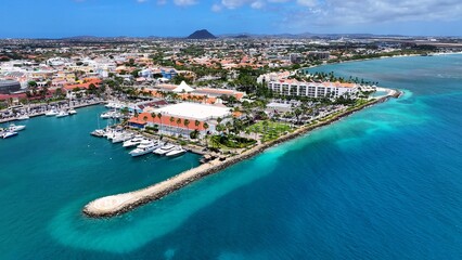 Luxury Resort At Oranjestad Caribbean Netherlands Aruba. Public Space Oranjestad Caribbean Netherlands. Paradise Island Landscape Heaven Beauty. Paradise Island Summertime Heaven Turquoise Coast.