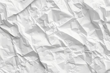  white crumpled paper sheet background texture