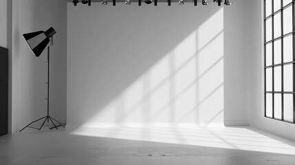 A monochromatic tone with Studio background