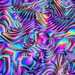 Obraz premium psychedelic seamless pattern.