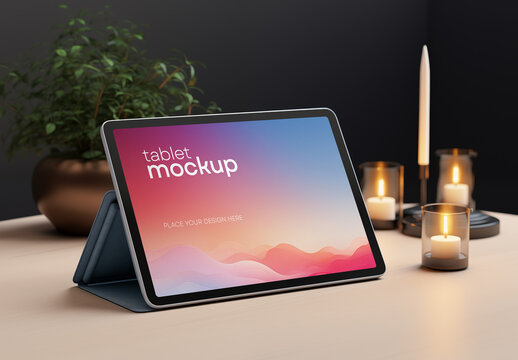 Tablet Mockup Generated with AI
