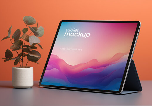 Tablet Mockup Generated with AI