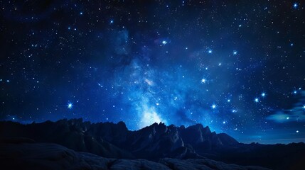 Exquisite and sparkling wallpaper of a starry night 