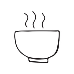 restaurant. food. menu. place. chair. table. paper. to eat. The chef. cook. instrumentation. spices. salt. soup. bowl. Doodle.