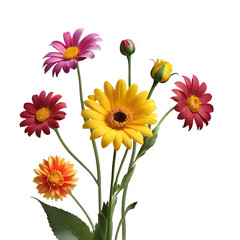 illustration of flower isolated on transparent background