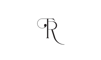 TR, RT, R, T Abstract Letters Logo Monogram	