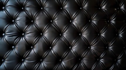 Fototapeta premium Leather sofa texture. Background template of luxury furniture upholstery sofa. Quilted VIP wall.