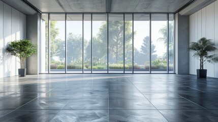 Fototapeta premium Modern minimalist style residential interior