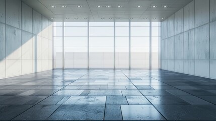Modern minimalist style residential interior