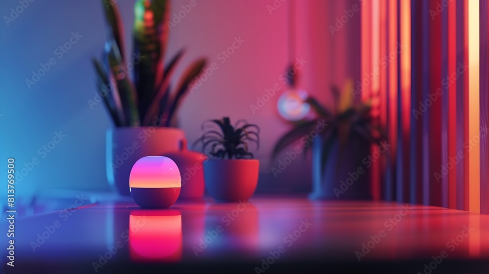 Poster smart home concept remote control and home management : generative ai