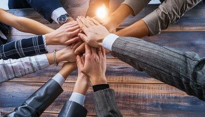Conceptual image of teamwork and innovation,hands, business, people, hand, team, group, couple, businessman