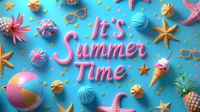 its summer time greeting text