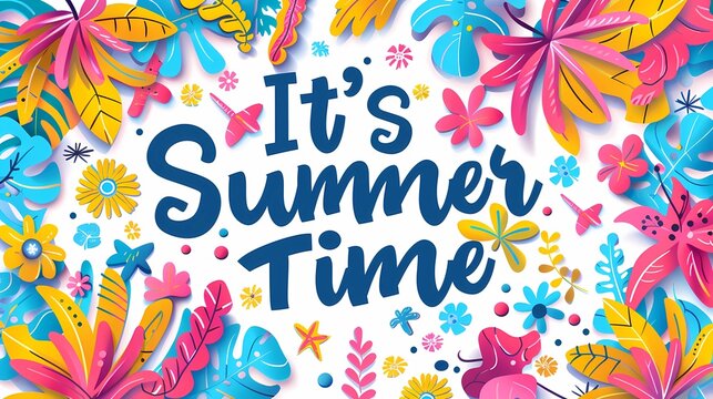 its summer time greeting text