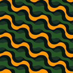 Vibrant pattern of green and yellow blob, perfect for enhancing fabric, wrapping, and wallpaper