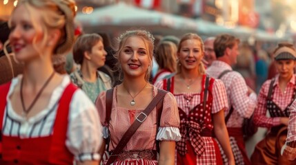 Obraz premium Oktoberfest in Munich