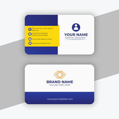 Professional and modern business card design template