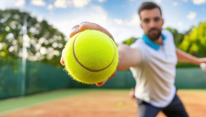 Tennis scenery